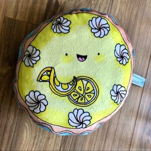 NWT lemon meringue plushy pillow kawaii cute